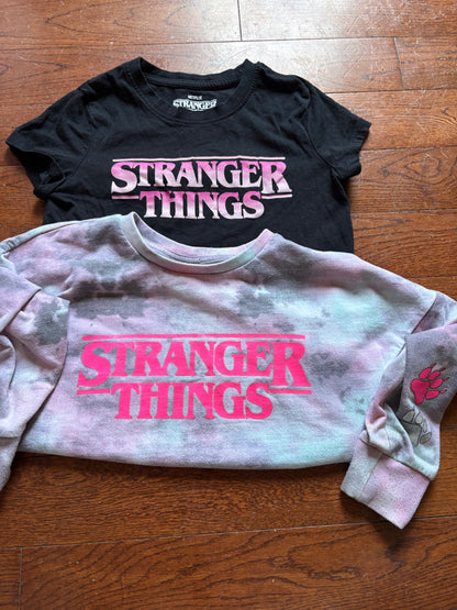 Stranger Things Tshirt and Sweater size 7-8, Kids 7