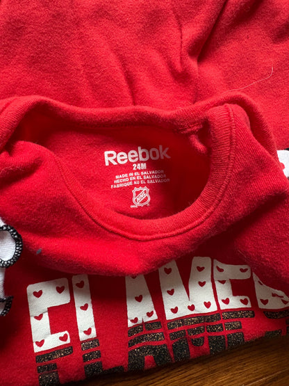 Reebok Flames Onesie 24 months , Kids 24 Month (18-24M)