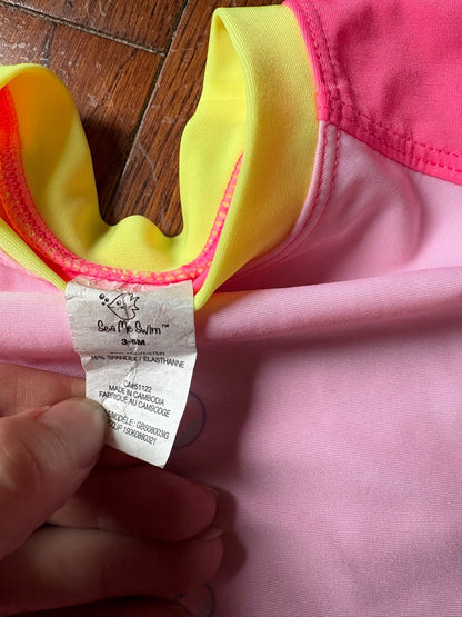 Baby Pink Swimsuits 3-6 months, Kids 6 Month (3-6M)