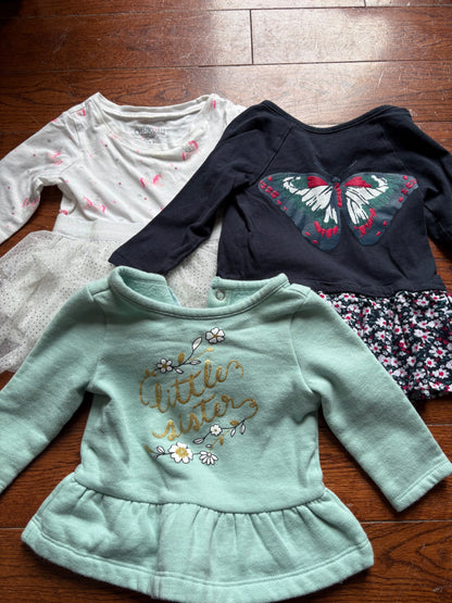 Various Brands baby shirts 3-6 months , Kids 6 Month (3-6M)
