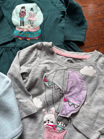 George 4 shirt bundle baby 3-6 months , Kids 6 Month (3-6M)