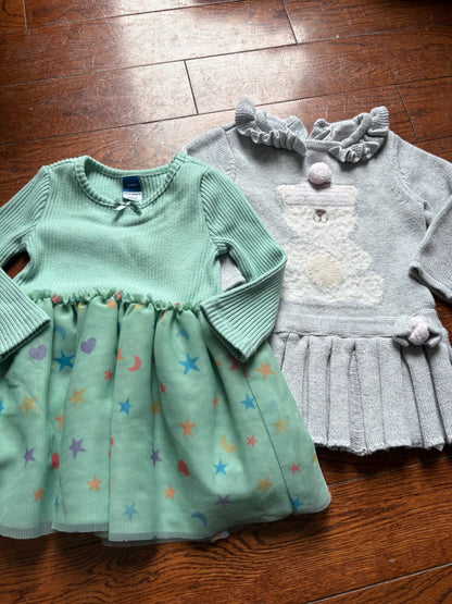 Baby Sweater Dresses 3-6 months , Kids 6 Month (3-6M)