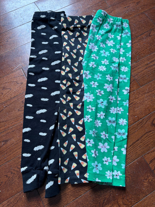 Halloween and St Patrick’s Day leggings 4-5 years , Kids 4/4T