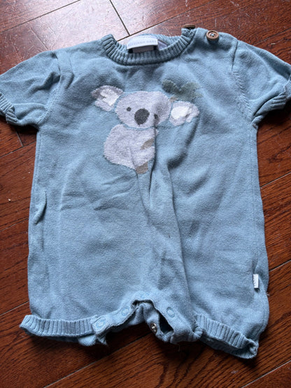 Elegant Baby knitted Romper 6 months , Kids 6 Month (3-6M)