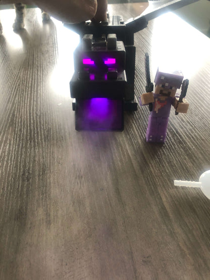 Interactive Ender Dragon vs Steve