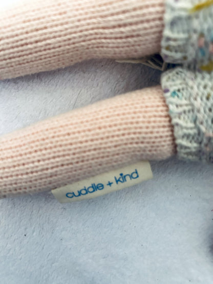 EUC - Cuddle + Kind,  13 inch, Handknit Unicorn Doll, retails $65 new