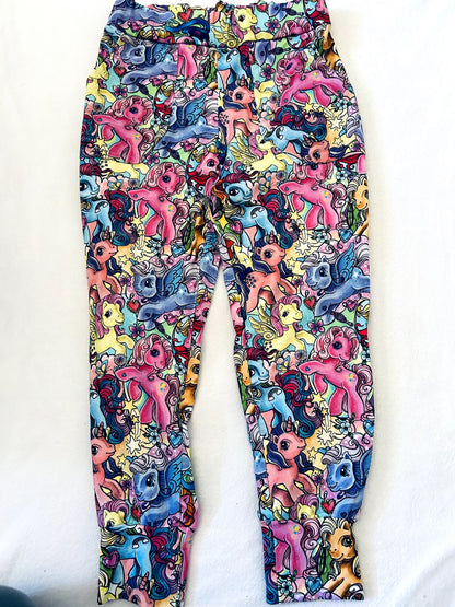 EUC - Small Shop, Lavender & Lilac, Jogger Pants, My Little Pony print, size 5/6, retails $45 new, Kids 5/5T