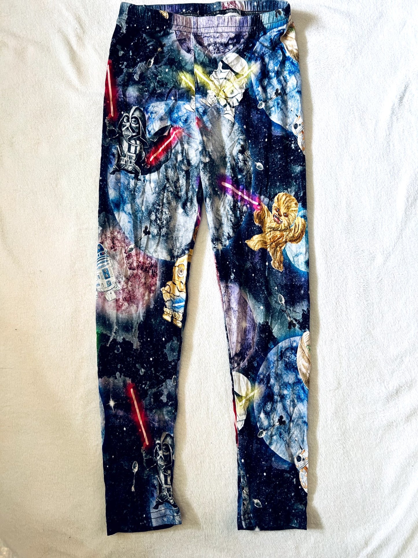 EUC - Small shop, Vi&Jax, bamboo tights, Star Wars print, size 4/5, retails $35  new, Kids 4/4T