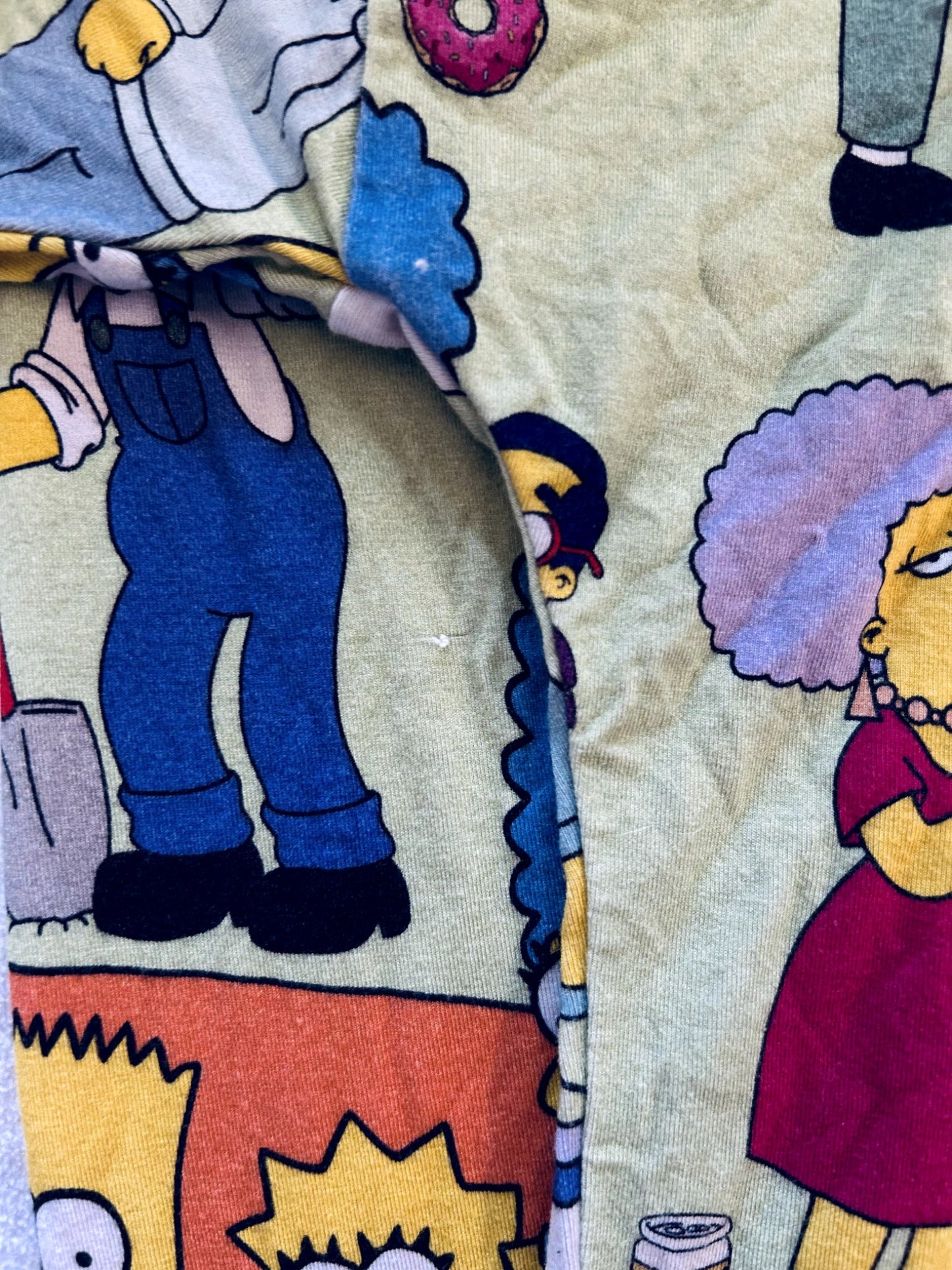 VGUC - Small Shop, Vi&Jax, Bamboo Hooded T-shirt, Simpsons print, Size 12/14, Kids 12