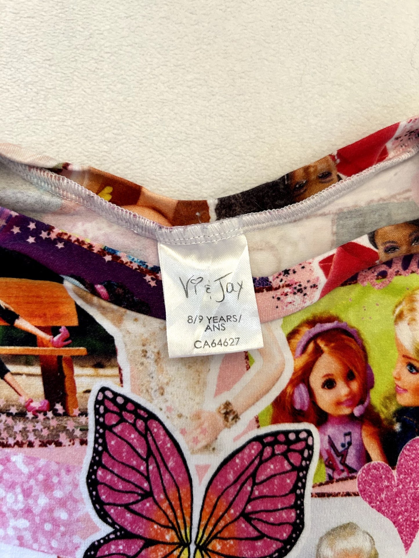 VGUC - Small Shop, Vi&Jax, Bamboo Play dress, Barbie print, size 8/9. retails $65 new, Kids 8