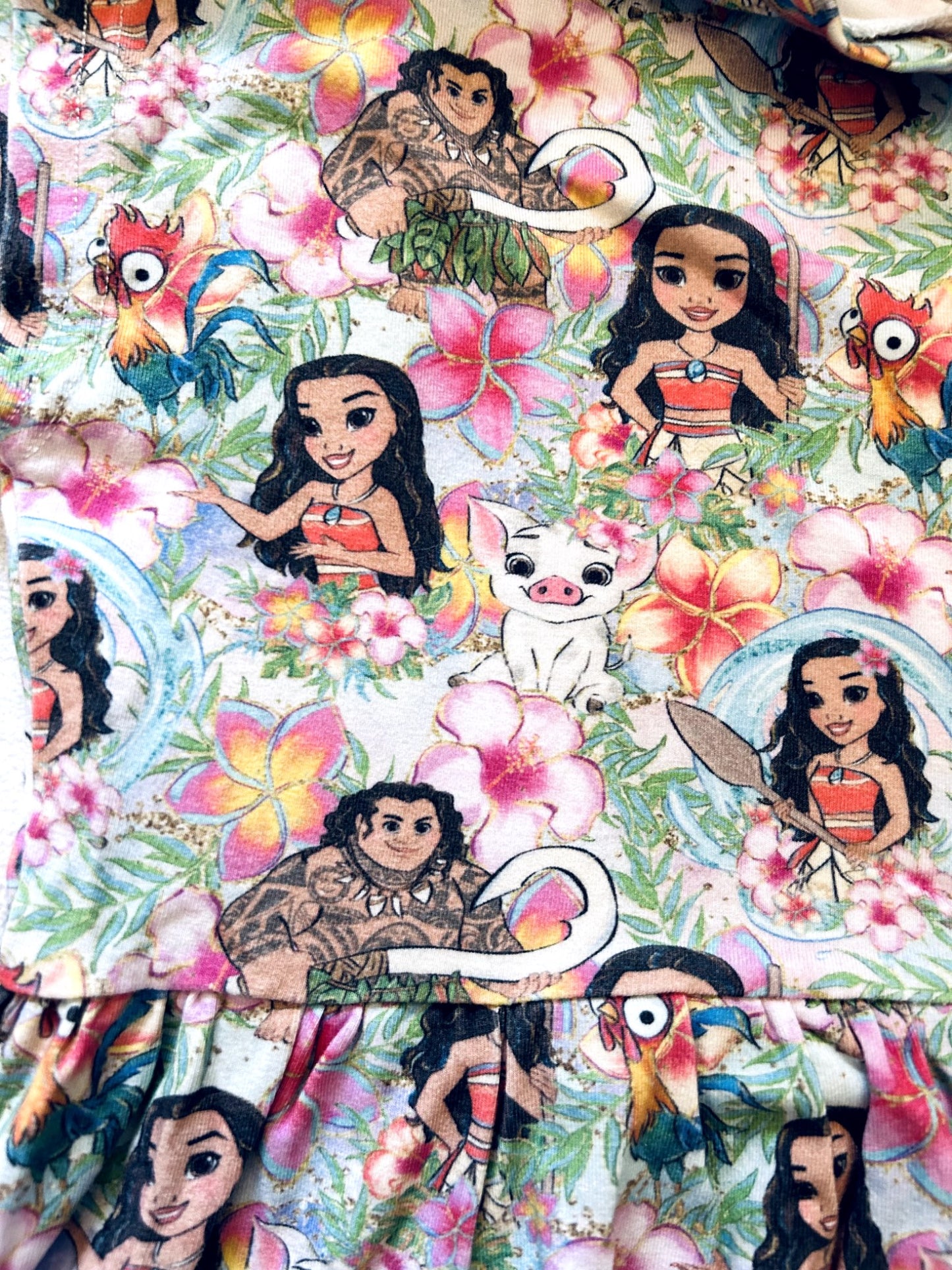 VGUC - Small Shop, Vi&Jax, Bamboo-Cotton Play dress, Disney Moana print, size 8/9. retails $65 new, Kids 8