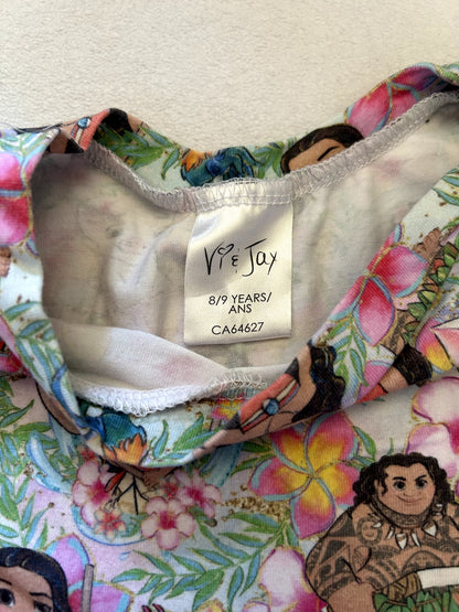 VGUC - Small Shop, Vi&Jax, Bamboo-Cotton Play dress, Disney Moana print, size 8/9. retails $65 new, Kids 8