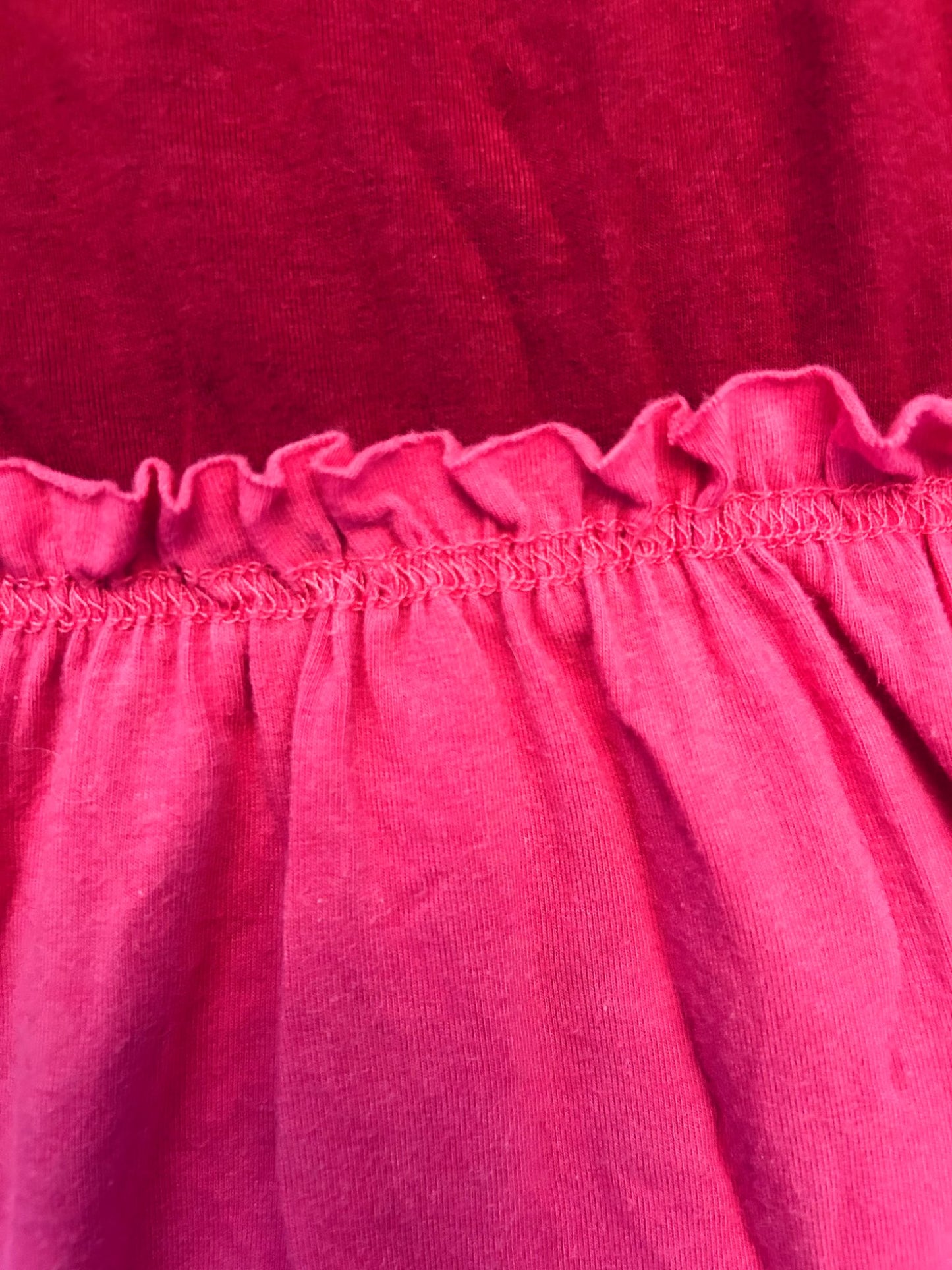 VGUC - Small Shop, Mi&Fi Sorbet Dress, Red top and pink skirt, size 7, retails $44 new, Kids 7