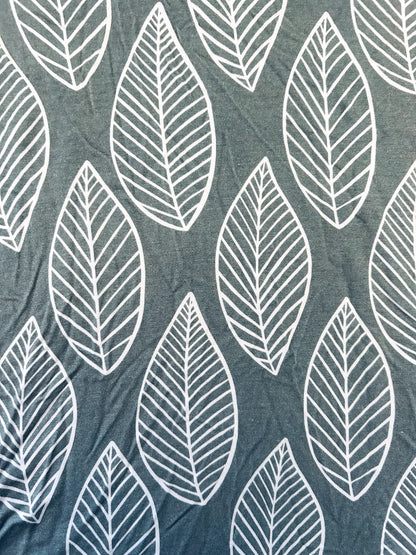 EUC - Small Shop, Vi&Jax, Bamboo T-shirt, Resort Leaf print, size 12/14, retails $45 new, Kids 12