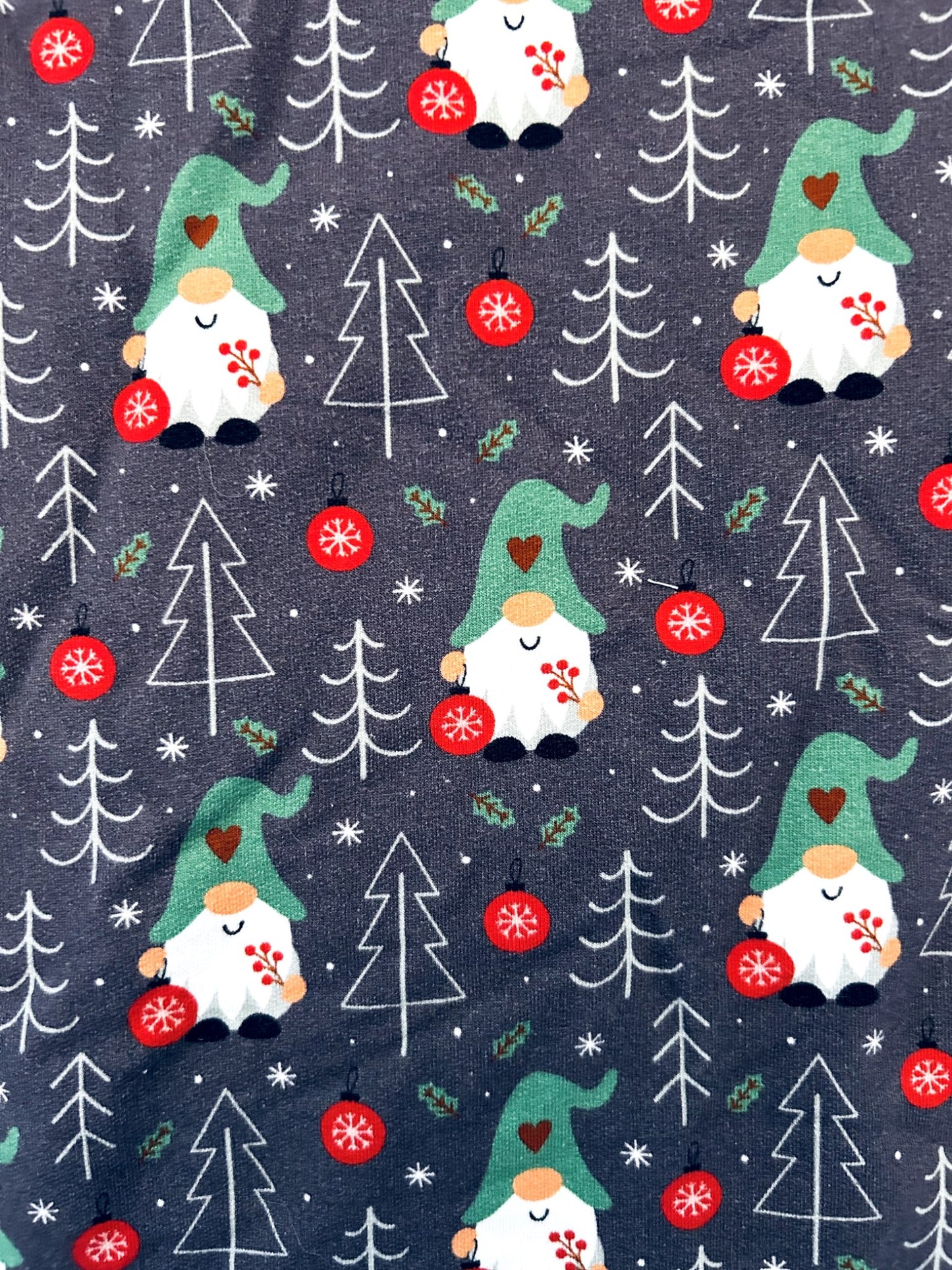 EUC - Small Shop, Finn & Grin, Dress, Christmas Gnome print, size 6, retails $55 new, Kids 6/6X