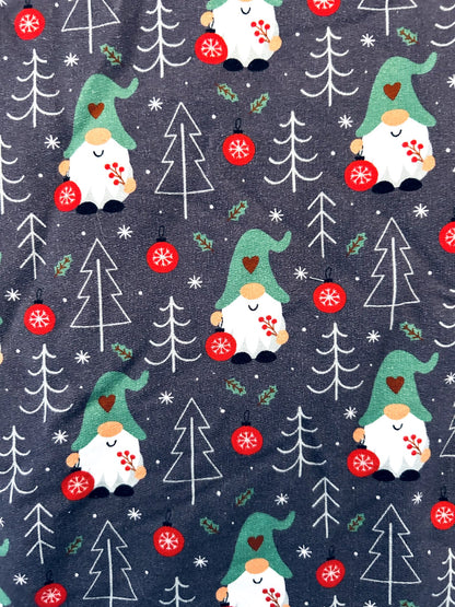 EUC - Small Shop, Finn & Grin, Dress, Christmas Gnome print, size 6, retails $55 new, Kids 6/6X