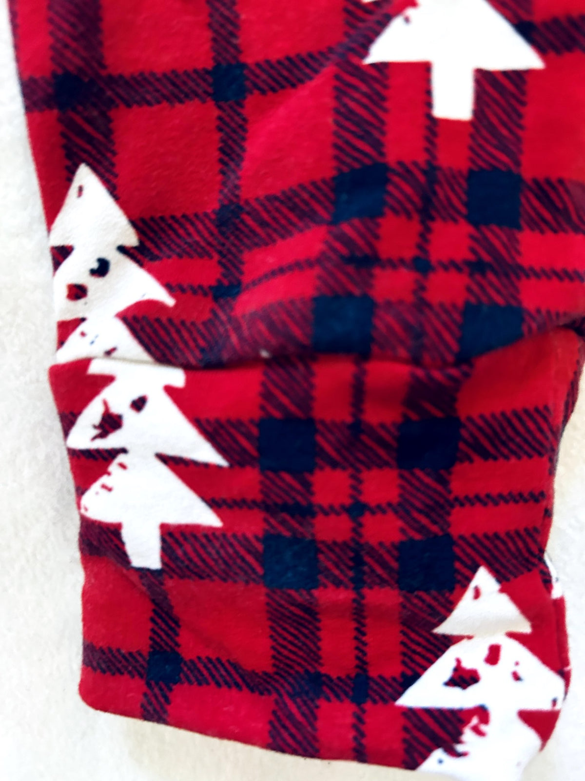 EUC - Small Shop, Finn & Grin, Joggers, Christmas tree plaid print, size 6, retails $45 new, Kids 6/6X