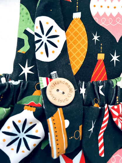 VGUC - Small Shop, Finn&Grin, Christmas Overall dress, size 4, Kids 4/4T