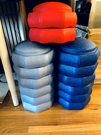 EUC - Foam Stepping Stone Set, 14 pieces, retail $15 each stone