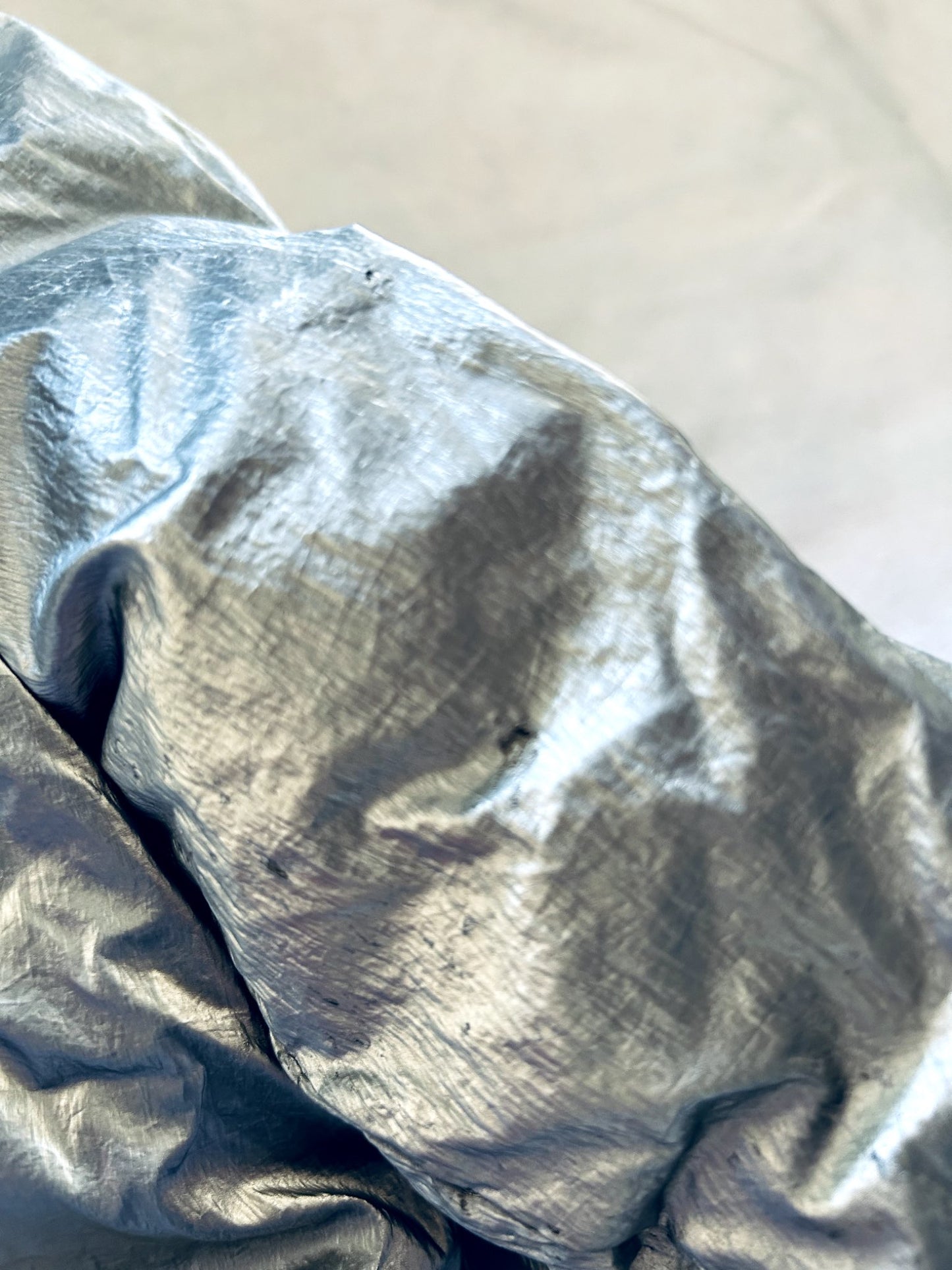 VGUC - Nununu Down Jacket, metallic silver, size  8-9, Kids 8