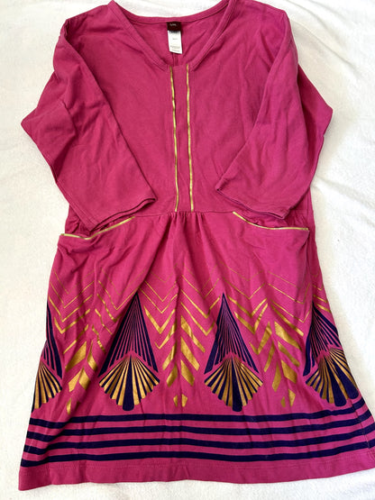 EUC - Tea Collection, Dress art-deco, Size 7, retails for $45 new, Kids 7
