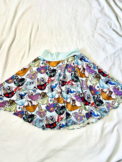 EUC - Small Shop, TBBBC,  Bamboo skirt, Disney Princess print, size 6, Kids 6/6X