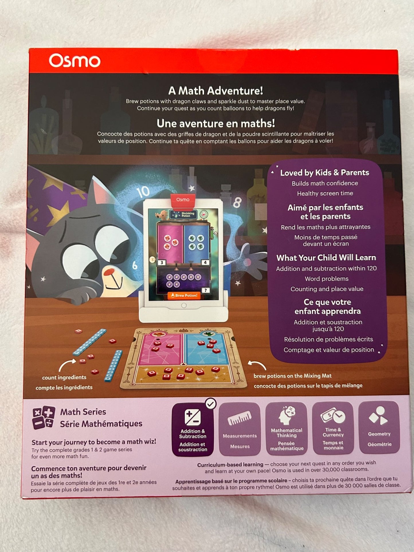 NWT - Osmo IPad/Amazon Fire Tablet Game,  Math Wizard and the Magical Workshop, retails $50