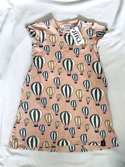 NWT - Small Shop, Today’s Modern Bebe, Dress, Ballon Print, size 8/9, Kids 8
