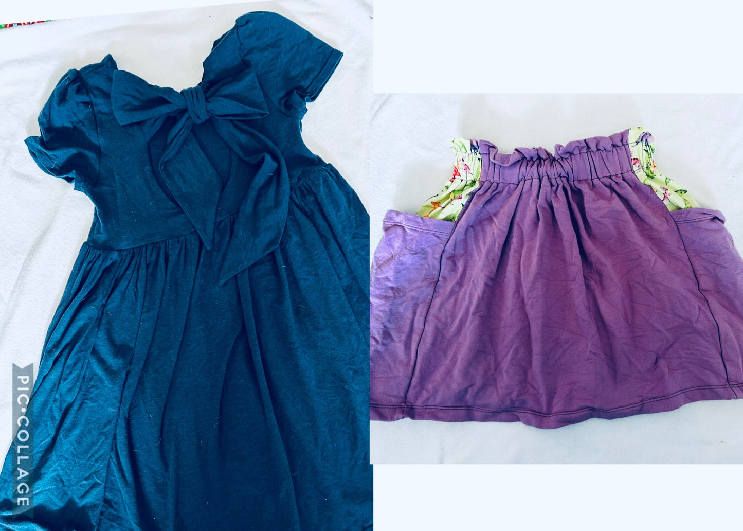 VGUC - Small shop, Peanut and Bumble, Bow Back Dress, size 7, retails for $50 new, Kids 7