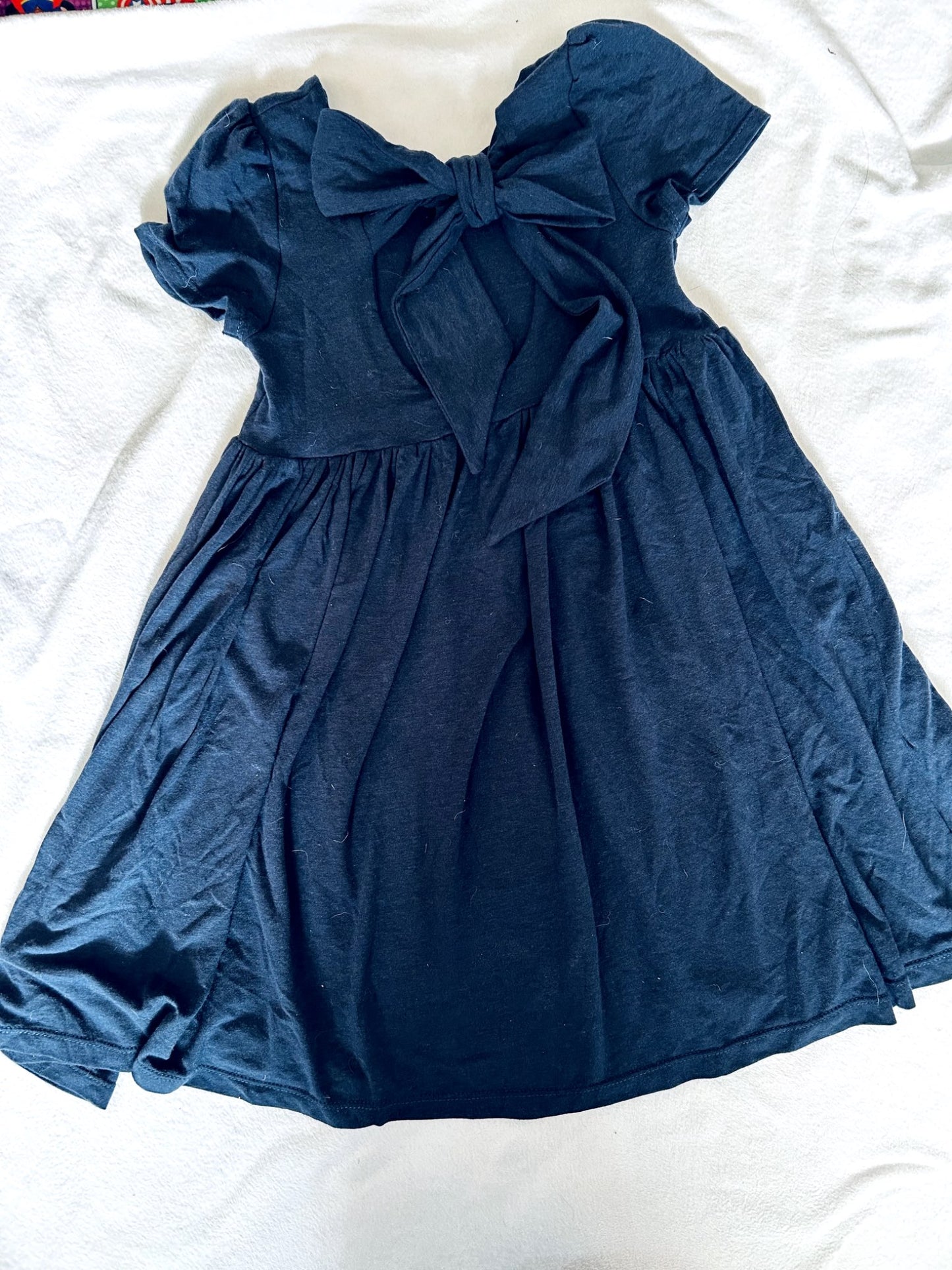 VGUC - Small shop, Peanut and Bumble, Bow Back Dress, size 7, retails for $50 new, Kids 7