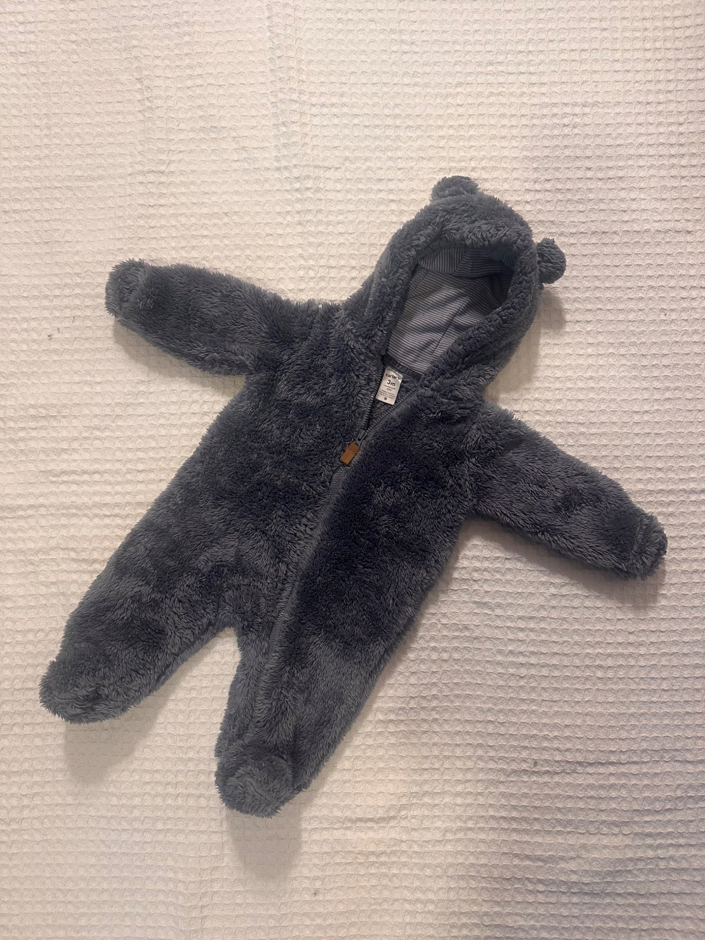 Carter’s Fuzzy Bear Bunting – 3M, Kids 3 Month (0-3M)