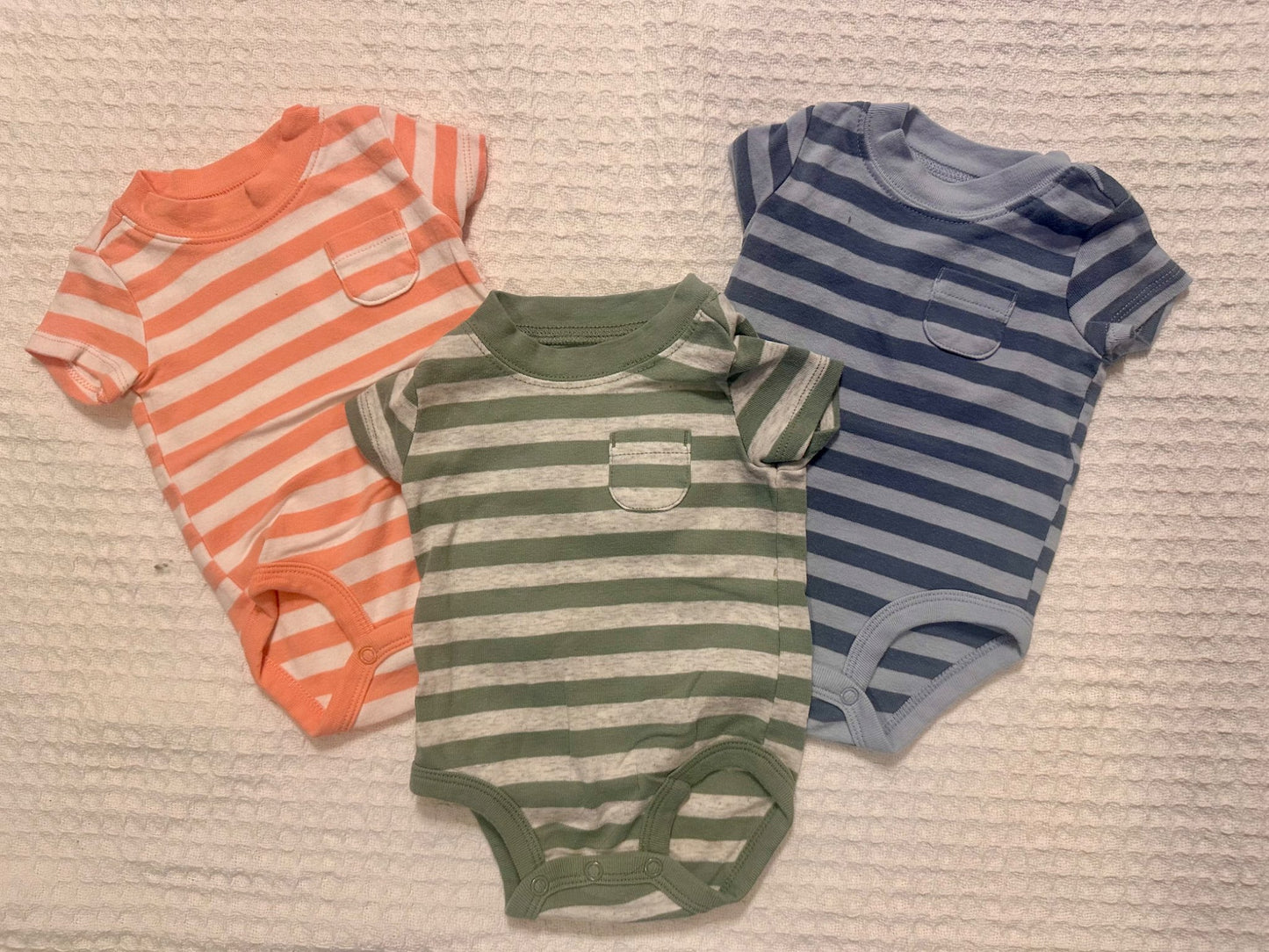 Striped Bodysuit Bundle – 0–3M, Kids 3 Month (0-3M)