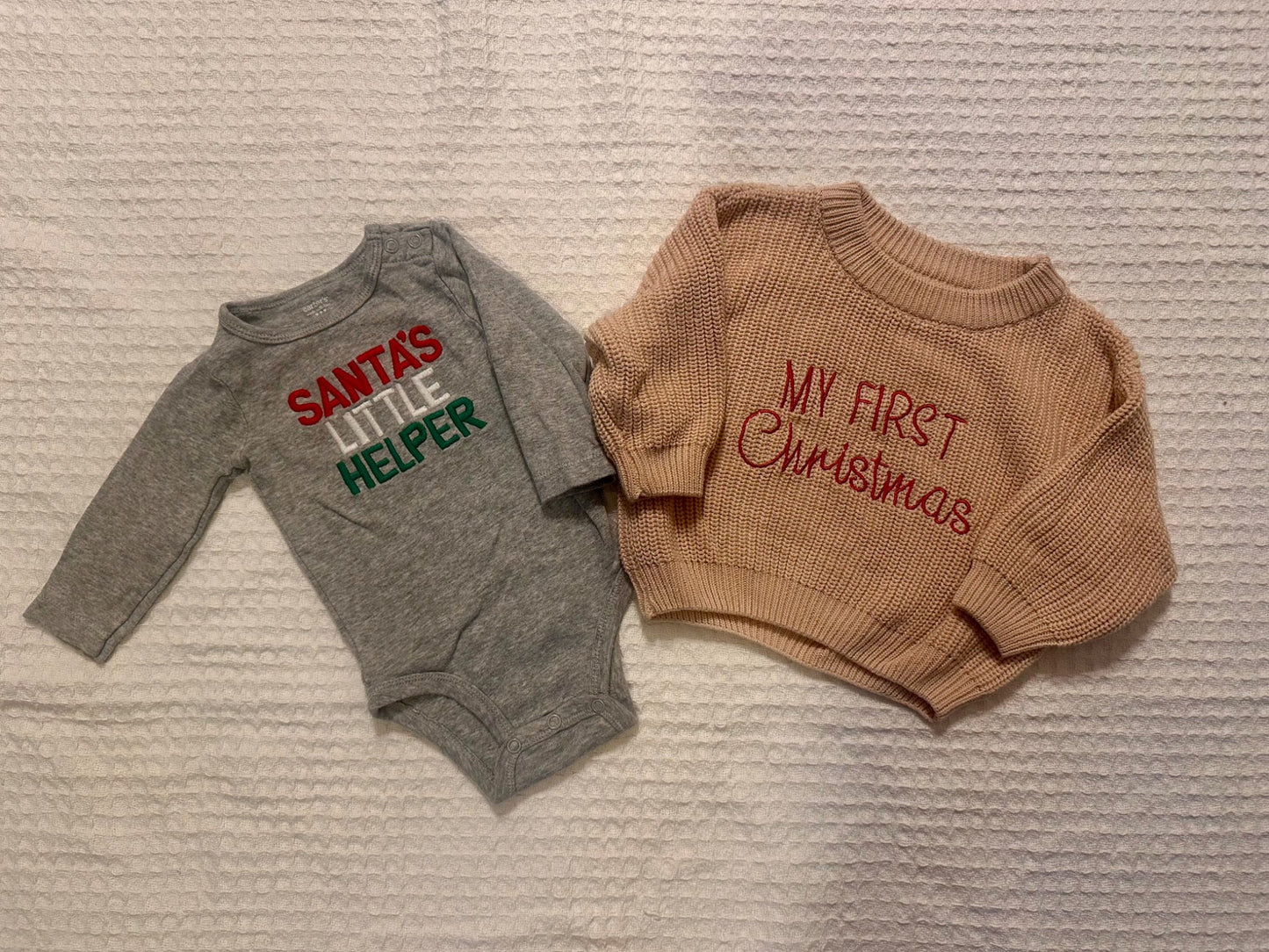 Baby’s First Christmas Outfit, Kids 6 Month (3-6M)