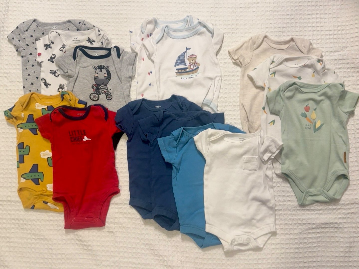 0–3M Baby Bodysuit Bundle – 13 Pieces, Kids 3 Month (0-3M)
