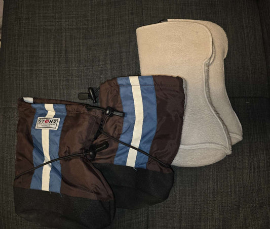 Stonz Waterproof Booties with Fleece Liner (M/L), Shoes 4.5 (Walkers:12-24 mth)