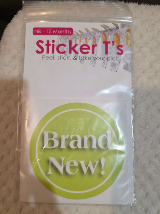 Sticker T's milestone stickers