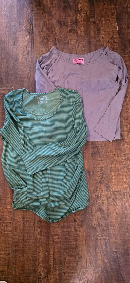 Nursing Tops - Set of 4 XL, Maternity XL (16-18)
