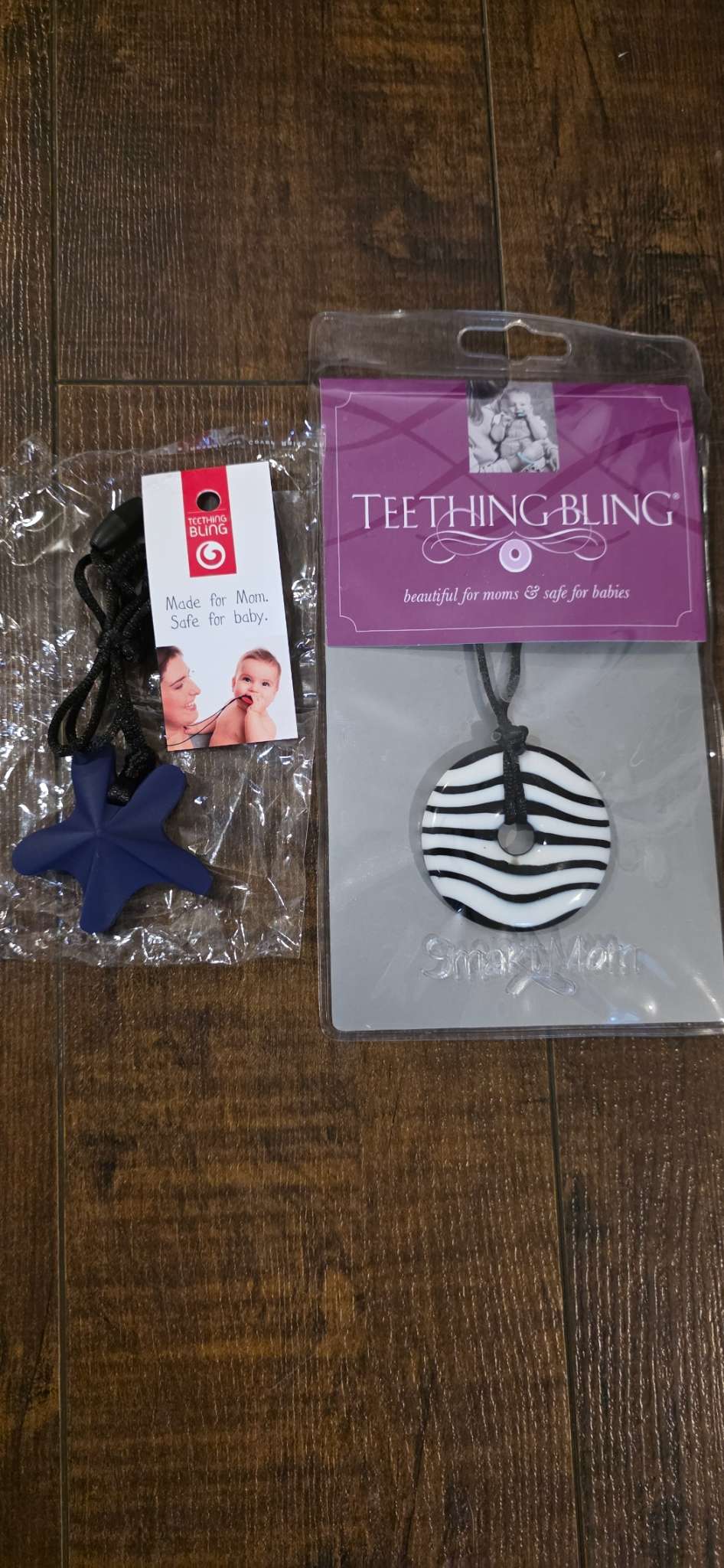 2 BNWT Teething Bling teething necklaces