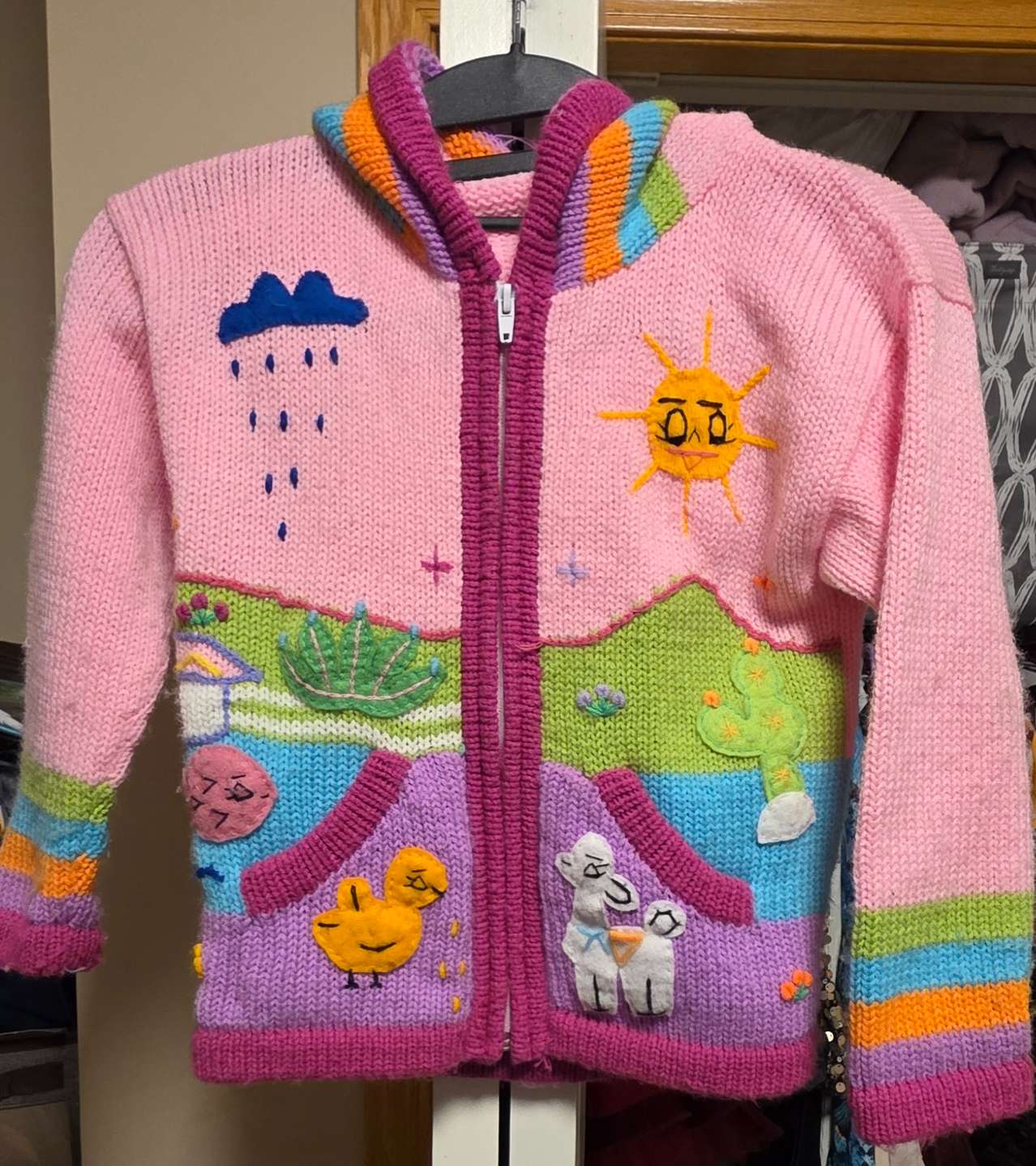 Girls Knit Sweater , Kids 4/4T