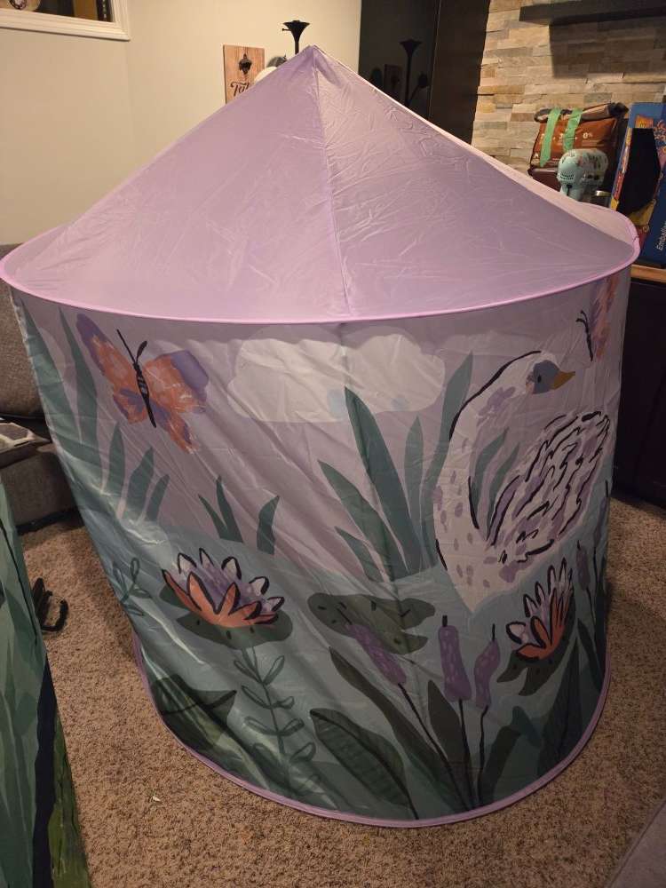 Purple swan tent