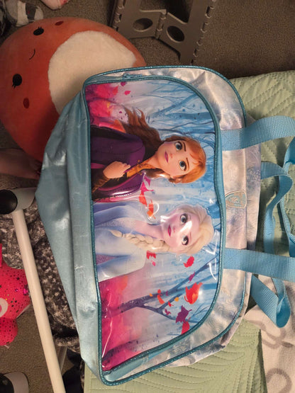 Elsa and Anna duffel bag
