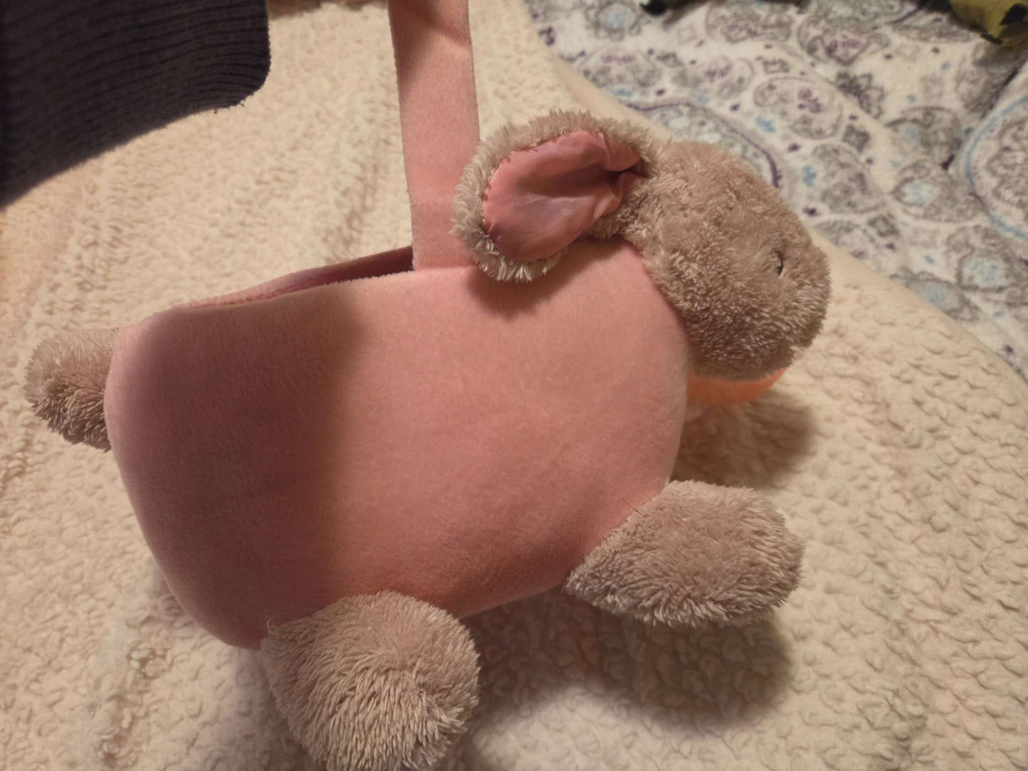 Pink Easter Bunny Basket