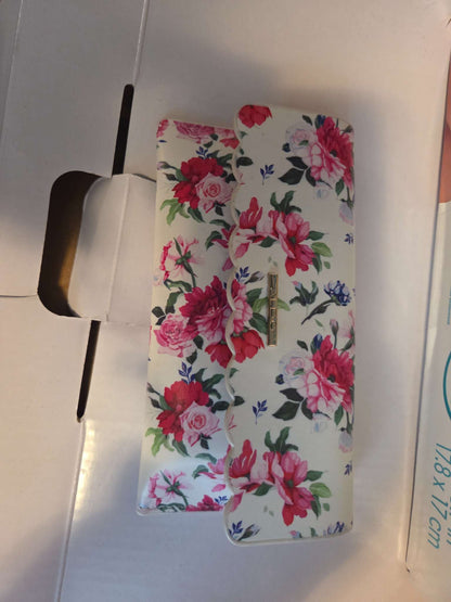 Flower print wallet