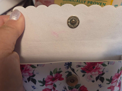 Flower print wallet