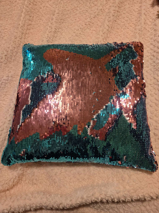 Sequins pillow