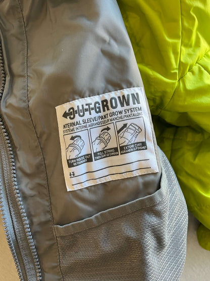 Columbia 3 in 1 Winter Jacket, Grey and Green, Boys size M (10/12), Kids 10 (medium)