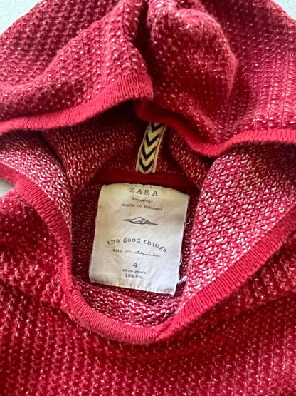 Zara Light Weight Sweater, Size 4 (Fits like a 3), Kids 3T