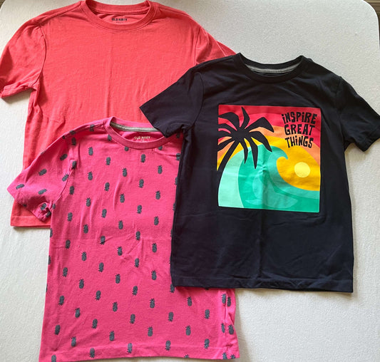 Boys Old Navy T-Shirt Bundle, Size M (8), Kids 7 & 8 (small)