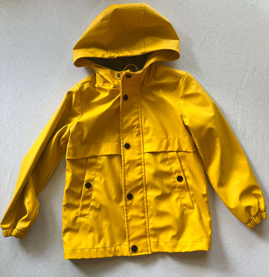 Yellow Raincoat, George, Size 6, Kids 6/6X (extra small)