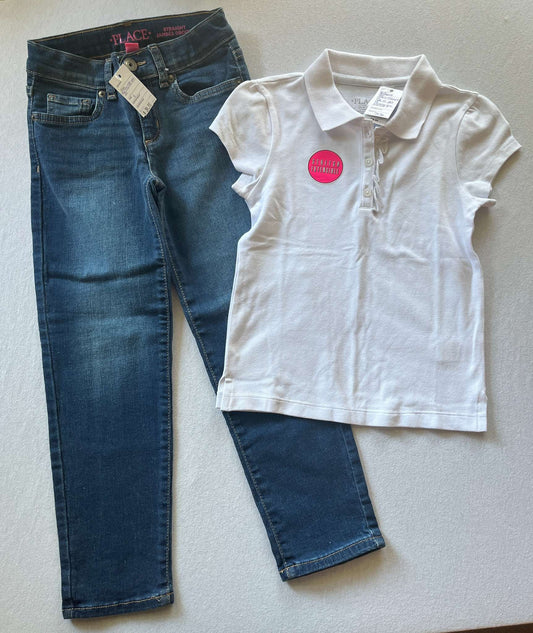 NWT Children's Place Girls Outfit, Size 6, Kids 6/6X (extra small)